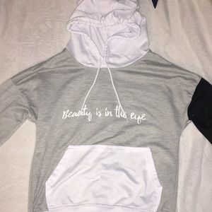 Women’s hoodie size small beauty is in the eye